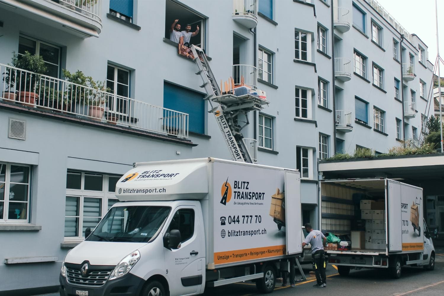 Umzug mit Möbellift in Zürich